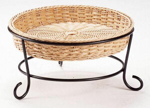 PPラタン 丸型ベーカリーバスケット37型スタンドCタイプS