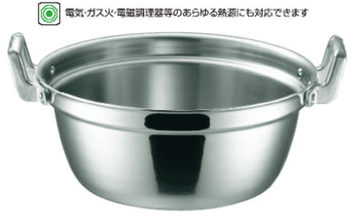 楽天市場】仔犬印 IH対応 19-0ステンレス段付鍋39cm 本間製作所 楽天市場】仔犬印 IH対応 19-0ステンレス段付鍋39cm 本間製作所