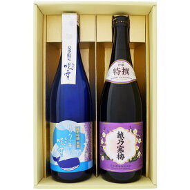 日本酒 【夏限定】越路吹雪と越乃寒梅の飲み比べギフトセット 720ml×2本 越路吹雪 ロックで薫る 純米吟醸原酒 越乃寒梅 吟醸 特撰 720ml×2本 送料無料【日本酒/地酒/新潟/ギフト/プレゼント/誕生日/お祝い/内祝/お父さん/父の日/敬老の日/退職/還暦/喜寿】