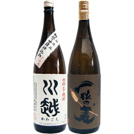 一粒の麦 麦 1800ml西酒造 と川越 芋 1800ml川越酒造 焼酎 飲み比べセット 2本セット 送料無料