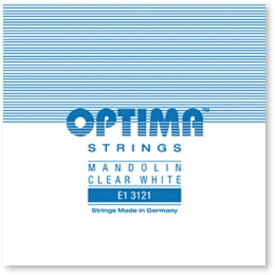マンドリン弦 OPTIMA CLEAR WHITE 1セット(8本入り）