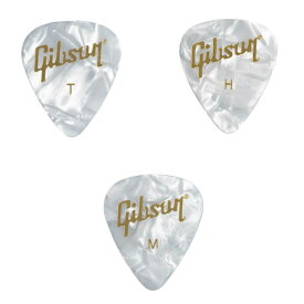 Gibson ギターピック White Pearl Picks 12枚セット