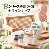 ★NIIMBOTBシリーズのラベル用紙をすべて掲載★ Bシリーズ 専用ラベル 整理 冷蔵庫 梱包 配送ラベルNIIMB…