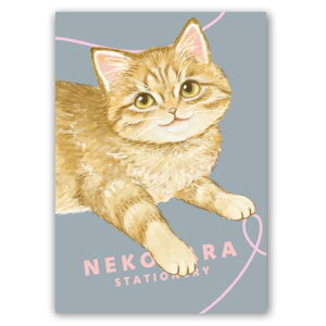 学研ステイフル ノート ねこハラ文具 B6 グレー BD05022