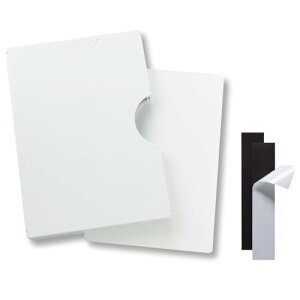 伊勢藤(ISETO) ゴミ袋収納ケース ゴミ袋&保存袋用ホルダーL ホワイト 幅33.5×23.5×3.0cm 日本製 マグネット 取りやすい