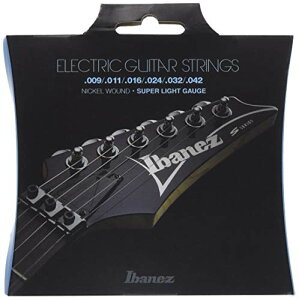 Ibanez(アイバニーズ) 6弦エレキギター用 ニッケルワウンド スーパーライトゲージ IEGS6