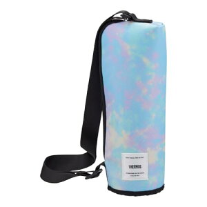 サーモス 保冷マイボトルポーチ ショルダー付き 1L用 水筒カバー 保冷バッグとしても使える アイソテック断熱構造 タイダイ APL-1000