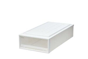 天馬 収納ボックス フィッツケース 押入れ 幅39×奥行74×高さ18cm 収納ケース たわみにくい 衣装ケース 日本製 再生材配合 サステナブ