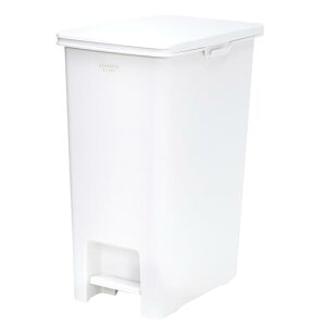 天馬 ペダル式 ゴミ箱 フタ キャスター付き 大容量 45L ホワイト ELP-PP45 PROPRETE×e-LABO