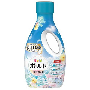 ボールド 柔軟剤入り 洗濯洗剤 液体 爽やかおひさまとフレッシュサボンの香り 本体 680g