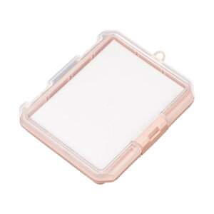 JEJアステージ 推し活 収納ケース コーラル クッション付 コレクションケース 浅型 155A 持ち運び 缶バッチ、アクリルグッズ、キーホルダ