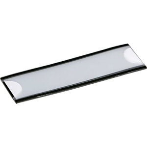 TRUSCO マグネット式見出しプレート 25X80 黒 10枚入 MGP-25X80-BK