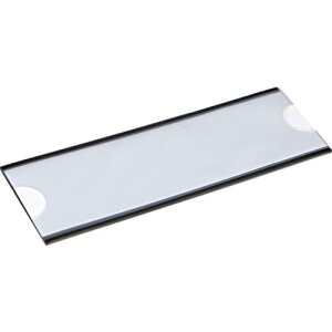 TRUSCO マグネット式見出しプレート 40X110 黒 10枚入 MGP-40X110-BK
