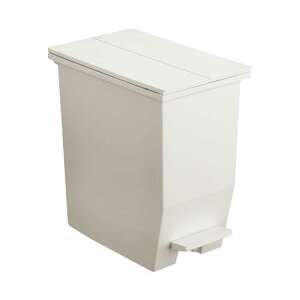 エスコ(Esco) 20L ダストボックス(ペダル開閉式/ホワイト) EA995AA-721