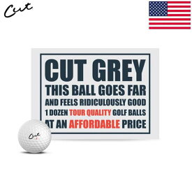 【USモデル】 カットゴルフ/CUT GOLF カットグレー CUT GREY 3ピース ゴルフボール GOLF BALL【送料無料】3ダースセット 3ダース セット販売