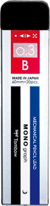 g{M mOtMG 0.3V[vyւc ca0.3mm [  HB B V[c MONO TOMBOW