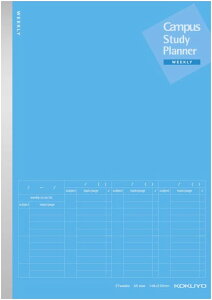 �R�N�� �L�����p�X �X�^�f�B�v�����i�[ �E�B�[�N���[�r A5 �m-Y82MW���[�� ���� �w�K �׋� �m�[�g Campus KOKUYO