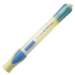 ソニック 補助軸 グリッペン文房具 文具 学童文具 子供用品 筆記具 回転繰り出し式 消しゴム付き 太軸 小学生 小学校