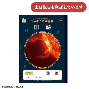 ショウワ ジャポニカ学習帳 宇宙編 国語 15行 縦リーダー入り B5 文房具 文具 ノート 宇宙 ショウワノート こくご