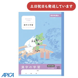 日本ノート ムーミン学習帳 漢字の学習 高学年用B 1ページ2字文房具 文具 ノート アピカ 漢字練習 漢字学習