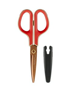 【限定商品】プラス フィットカットカーブ プレミアムチタン レトロカラー文房具 文具 はさみ ハサミ 左右対称 PLUS 切れ味抜群