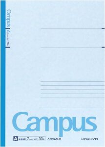 �R�N�� �L�����p�X�m�[�g �J���[�\�� �Z�~B5 A�r 30�����[�� ���� KOKUYO ���ʉ��r �w�K�� Campus