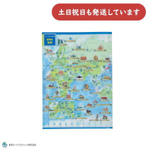 東京カートグラフィック クリアファイル A4 世界の名所保存 保管 収容 収納 学習 おしゃれ クリアホルダー