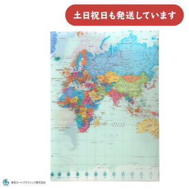 東京カートグラフィック クリアファイル 世界 オーシャン保存 保管 収容 収納 学習 おしゃれ クリアホルダー