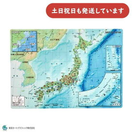 東京カートグラフィック 下敷き 日本 A4 文房具 文具 小学1年生 学習 おしゃれ 小学生 中学生 暗記 教育 日本地図 したじき