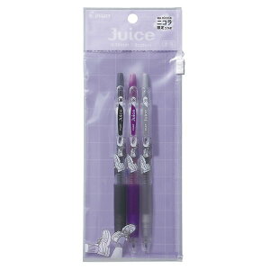 �y���菤�i�z�p�C���b�g �Q���C���L�{�[���y�� �W���[�X3�{�Z�b�g �j�R���R���{ 0.38mm LJU-45UFNN-3C ���[�� ���� �M�L�� Juice PILOT