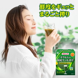 ヤクルトの国産ケール青汁 60袋 個包装 粉末タイプ ヤクルトヘルスフーズ 青汁 ヤクルト 国産 国産ケール粉末タイプ 健康補助食品ケール ビタミン ミネラル 野菜の王様
