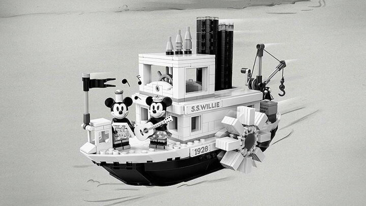 楽天市場】レゴ LEGO アイデア 蒸気船ウィリー ディズニー 21317  