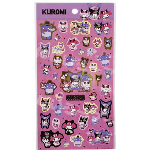 サンリオ シートシール シール クロミ クイーンパーティー 4964694407018 シール ステッカー 可愛い かわいい 手帳 デコレーション 文具 ノート メモ 飾り ポイント キャラクター くろみ マイメ