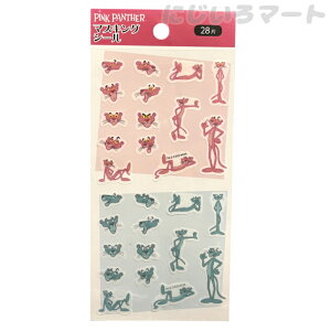 ピンクパンサー シートシール マスキングシール ピンク グリーン 4964549041336 ブルー シール ステッカー 可愛い かわいい 手帳 デコレーション 文具 ノート メモ 飾り キャラクター シートシー