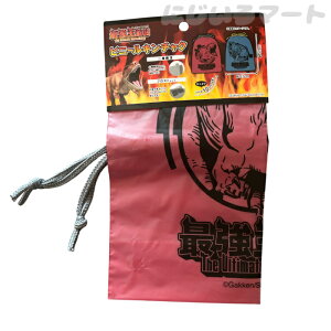 ビニール 巾着バッグ 最強王図鑑 レッド ティラノサウルス 4510085534759 恐竜 赤 巾着袋 水泳 お風呂 旅行 男児 男の子 子供 プール 洗濯物 雨 バッグ