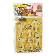 サンリオ ポムポムプリン フォーク ピック 6本入 4582364530875 イエロー パーティ ランチ 誕生日 弁当 …