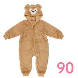 【ディズニーリゾート限定】ベビーギフト カバーオール 90cm ダッフィー 9019 くま サロペット 服 ウェア アパレル 子供 キッズ ベージュ ベビー 最新 誕生 祝い ギフト プレゼント 男の子 女の子 着ぐるみ ハロウィン