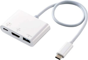 GR Type-ChbLOXe[V PDΉ [d&f[^] Type-C×1 USB3.1(Gen1)×1 HDMI×1 P[u30cm zCg DST-C13WH 4549550178532