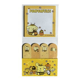 付箋 サンリオ ポムポムプリン 4964694412951 ふせん フセン 付箋セット メモ しおり 携帯 持ち運び 持ち歩き 折りたたみ台紙付き 手帳 ノート デコレーション 文具 文房具 ステーショナリー キャラクター かわいい レディース メンズ