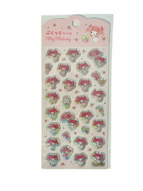 ぷくっとシール マイメロディ サンリオ 4964694415808 ステッカー シール ぷっくりシール キャラクター ぷっくり プックリシール ぷくシール ラメ キラキラ 立体 女の子 マイメロ ピンク うさぎ ぷくぷく プクっとシール