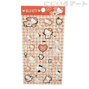 サンリオ シートシール フラットシール ハローキティ もふもふタイニーチャム 箔押し 4964694399917 シール ステッカー 可愛い かわいい 手帳 デコレーション 文具 ノート メモ 飾り ポイント キ