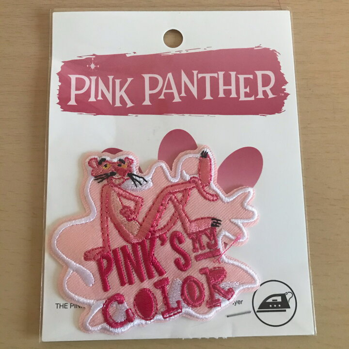 楽天市場 ピンクパンサー ワッペン アイロンで付く Pink Panther 外国 キャラクター キャラ レトロ かわいい 人気 にじいろマート