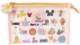 【ディズニーリゾート限定】ディズニー ペンケース パークアイコン デザイン グッズ 東京ディズニーリゾート限定 イッツ・ア・スモールワールド ポーチ 筆入 コスメ ポーチ 大きめ 大容量 クリア プレゼント おすすめ 人気 ペン 筆箱 文具 かわいい ペンポーチ スモワ