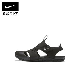 【15%OFFクーポン対象】ナイキ サンレイ プロテクト 2 リトル サンダルnike 子供 黒 靴 キッズ 943826-001 プレゼント アウトドア ギフト シューズ 白 ぺたんこ fp15