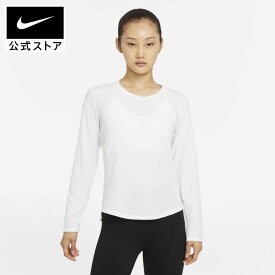 ナイキ Dri-FIT ワン ラックス ウィメンズ スタンダード フィット トップnike ジム 長袖 サステナブル teamsports ドライフィット dd0621-100 アウトドア フィットネス ウェア 白 スポーツインナー cpn30 mtm 25cpn