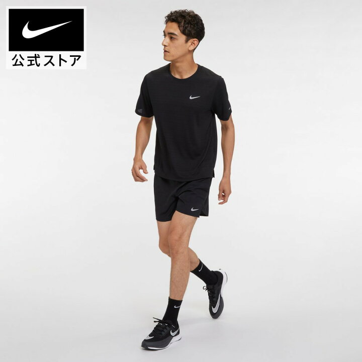 楽天市場 ナイキ Dri Fit マイラー メンズ ランニングトップアパレル メンズ スポーツ ランニング ジョギング トップス 半袖tシャツ サステナブル Nike 公式 楽天市場店