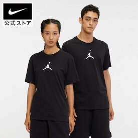 【15%OFFクーポン対象】ジョーダン ジャンプマン メンズ ショートスリーブ クルーnike バスケ Jordan半袖Tシャツ ゆったり オーバーサイズ teamsports SU23 cw5191-010 部活 ウェア 黒 白 fp15