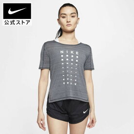 【クリアランス価格】ナイキ アイコン クラッシュ ウィメンズ ショートスリーブ ランニングトップnike ランニング トップス 半袖Tシャツ dd2273-010 ウェア cpn20