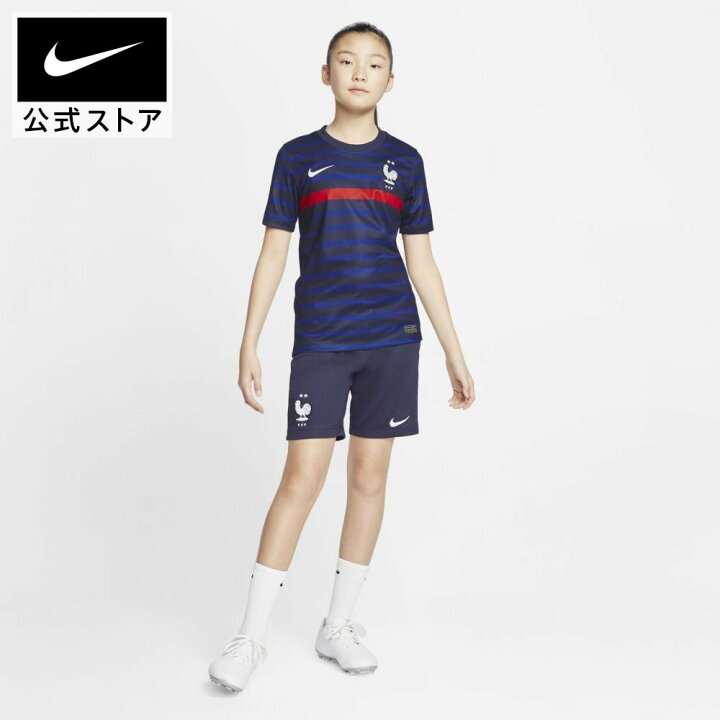 楽天市場 Fff スタジアム ホーム ジュニア サッカーユニフォームアパレル ジュニア キッズ 子供 子ども 男の子 女の子 スポーツ サッカー フットボール トップス 半袖tシャツ サステナブル Offクーポン対象商品 1 24 10 00 2 1 9 59 Nike 公式 楽天市場店