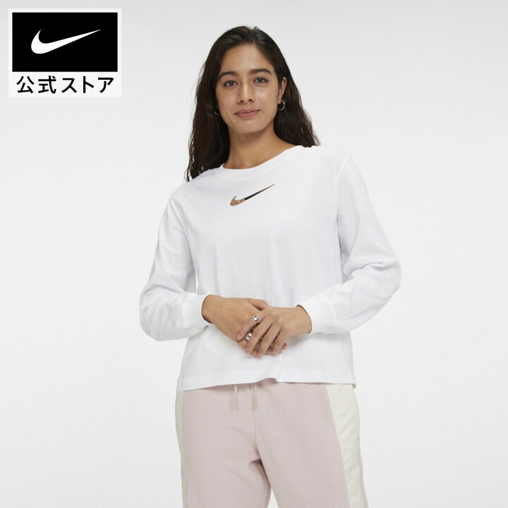 楽天市場 クリアランス価格 ナイキ スポーツウェア ウィメンズ ロングスリーブ Tシャツアパレル レディース スポーツ カジュアル トップス Tシャツ 長袖 長袖tシャツ ロンt ロングtシャツ Nike 公式 楽天市場店